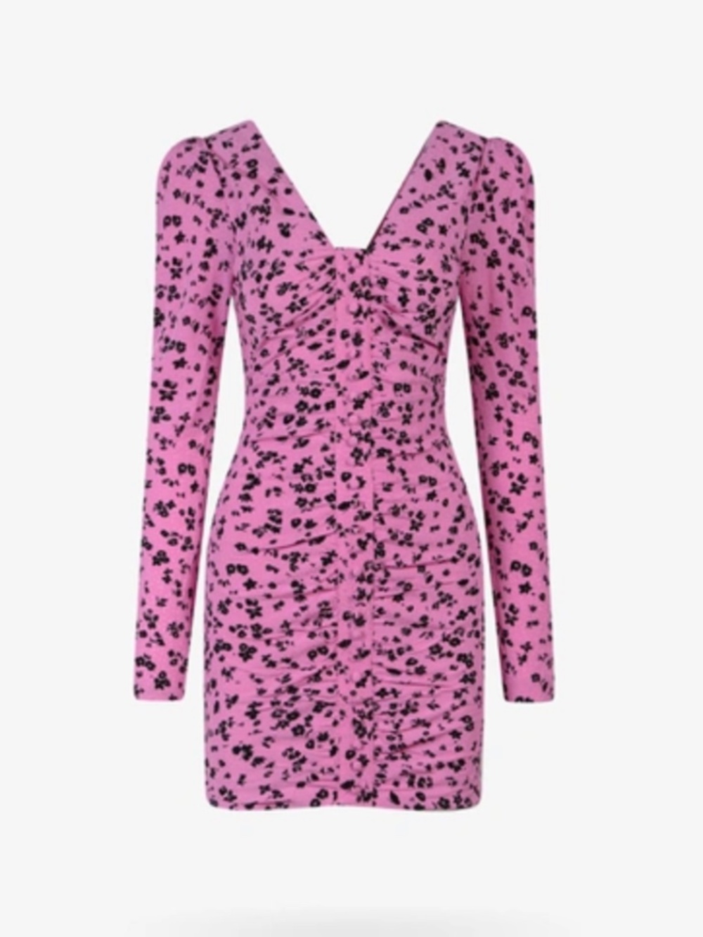 ROTATE BIRGER CHRISTENSEN Mammi Mini Dress in Jacquard Pink Sz. 6